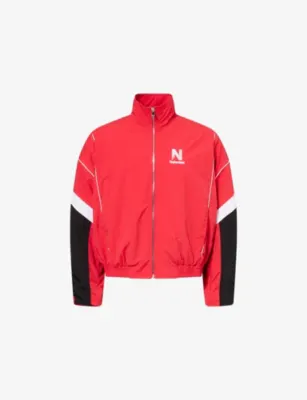 NAHMIAS Logo-Embroidery Nylon Track Jacket