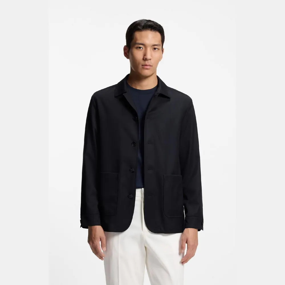 Boss H-Carper-2PP-253 Relaxed Fit Overshirt detail 2