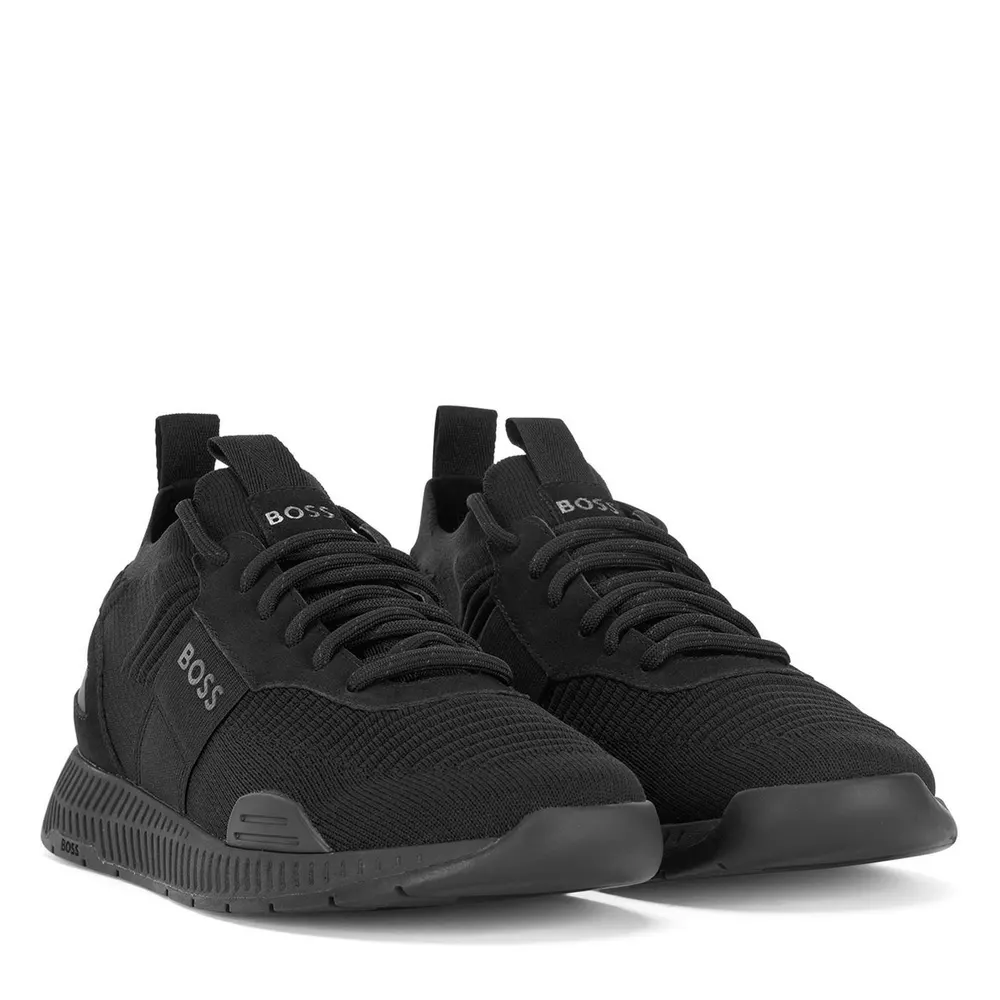 Boss Mens BOSS Titanium Knit Contemporary Run Trainers - Reflective Details detail 2