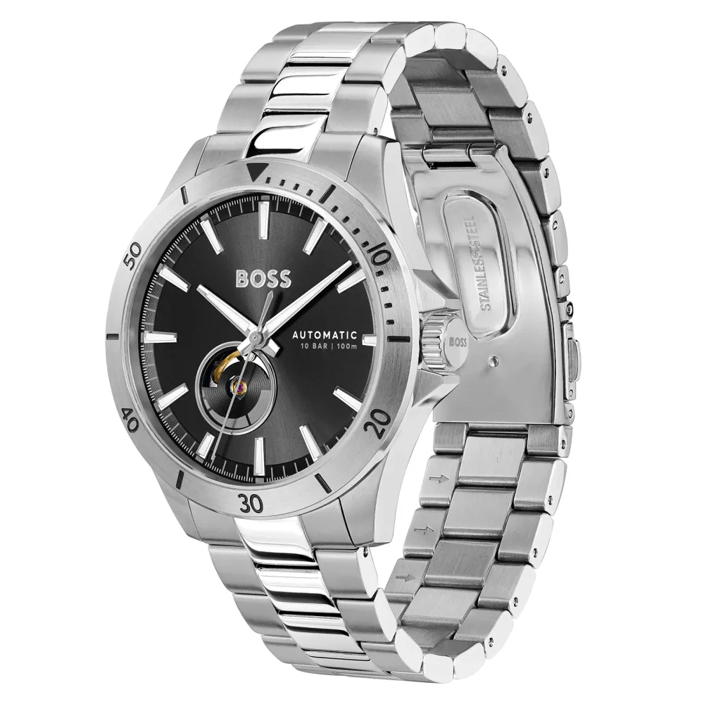 BOSS Troper 42mm Mens Watch Black in Black, additional product view 2