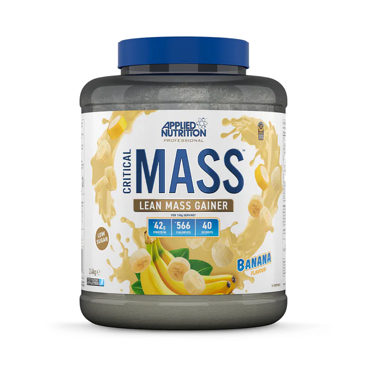 Applied Nutrition Critical Mass Professional Lean Mass Gainer Banana 2.4kg (16 Servings)