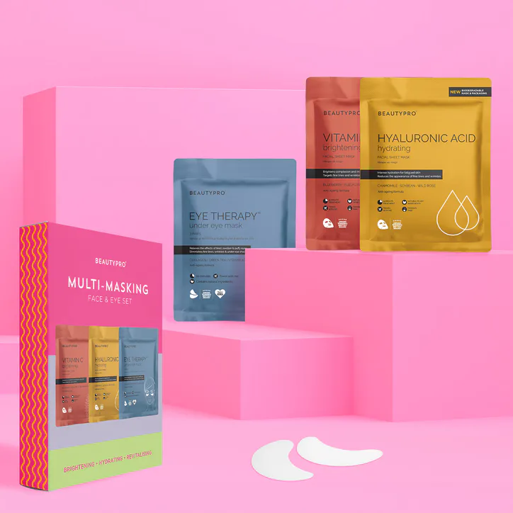 BEAUTYPRO Multi-Masking Face & Eye Set 3 Masks detail 2