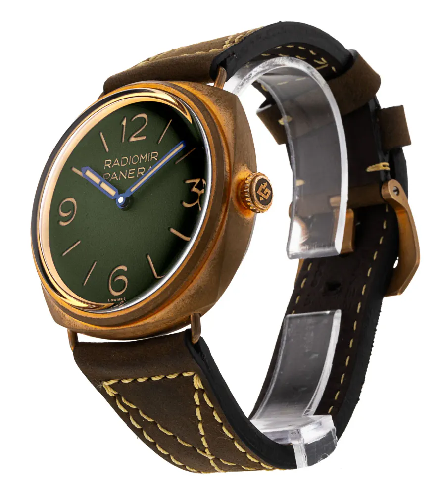 Panerai Radiomir Bronzo PAM00760 — 2024 — Very good in Green Quarter Arabic, additional product view 2