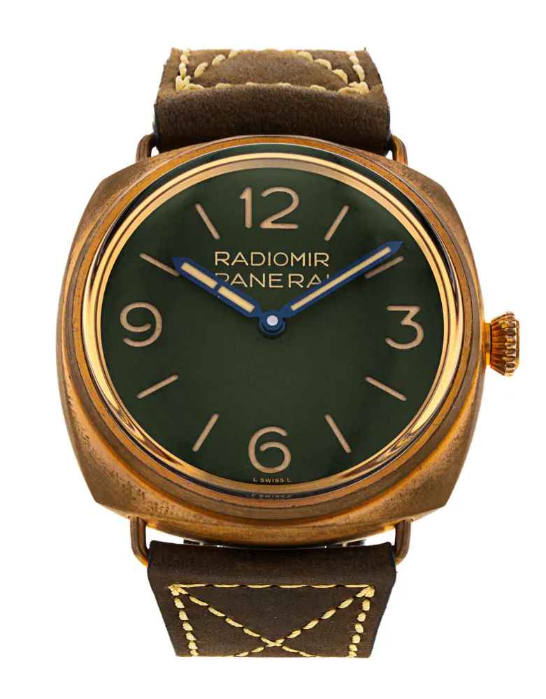 Panerai Radiomir Bronzo PAM00760 — 2024 — Very good in Green Quarter Arabic – Pre-owned watches
