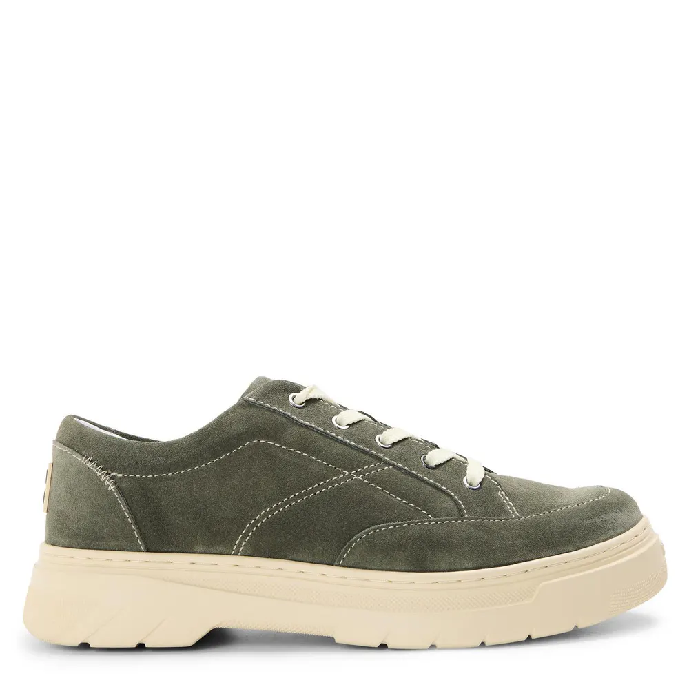 Hugo Men's Urian Derb Casual Low-Top Trainers in Dark Green – Footwear