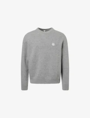 LOEWE Mini Anagram-Embroidered Wool Jumper