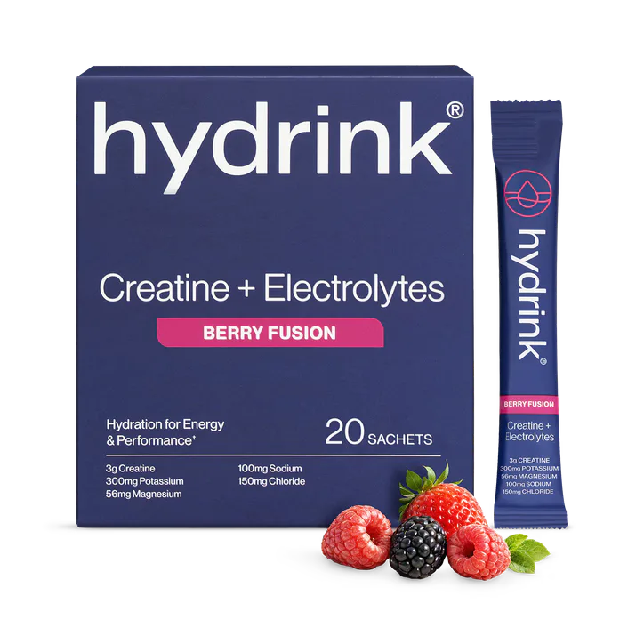 Hydrink Creatine & Electrolytes Berry Fusion - 20 sachets