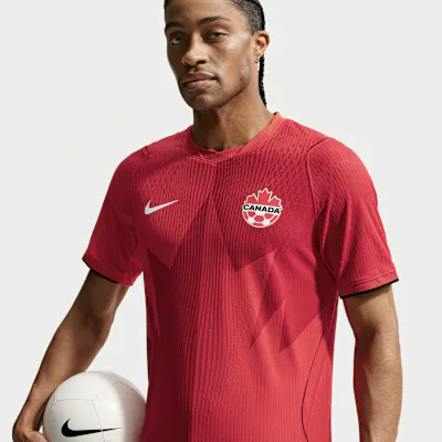 Nike Canada 2026 Match Home Men's Nike Dri-FIT Football Replica Shirt - University Red/Gym Red/Black/White