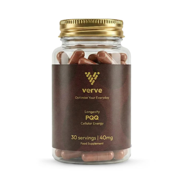 Verve PQQ (Pyrroloquinoline Quinone) 40mg - Longevity & Cellular Energy Support - 30 Servings