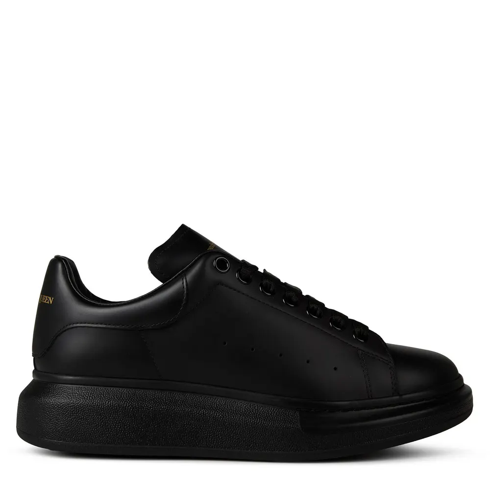 Alexander McQueen Men's Oversized Leather Trainers