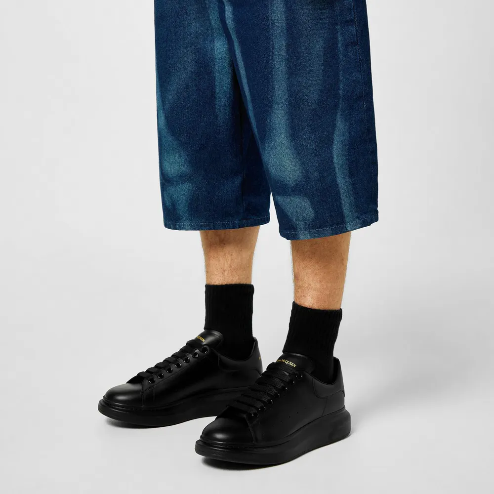 Alexander McQueen Men's Oversized Leather Trainers detail 3