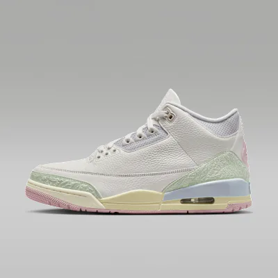 Jordan Air Jordan 3 Retro 'Sail and Jade Aura' Men's Shoes - Sail/Aura/Iced Carmine/Jade Aura in Sail/Aura/Iced Carmine/Jade Aura – Nike men's and unisex