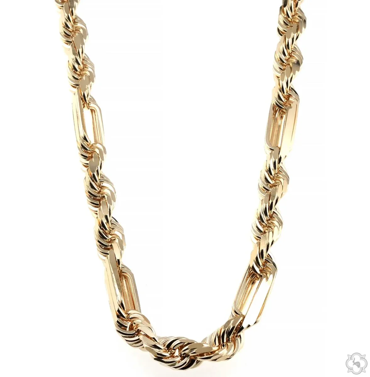 JALGAS - AMERICAS GOLD 14K Yellow Gold Solid Figarope Chain 8mm 70587 in Yellow / 24 Inches – Chain