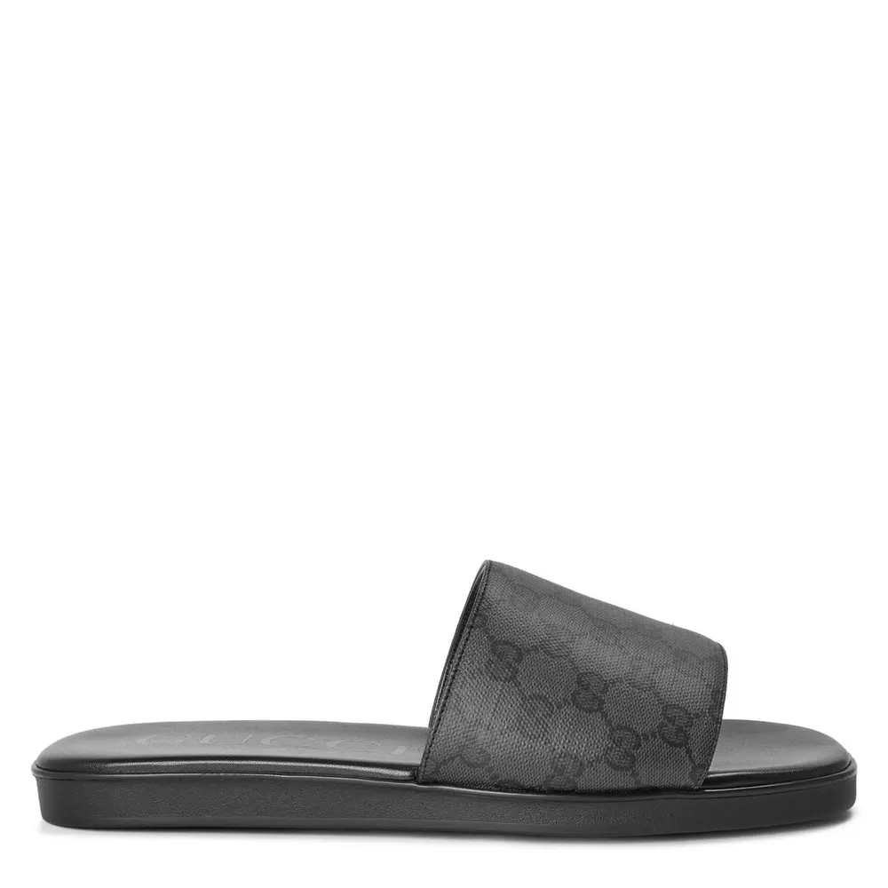 Gucci Men's Charlie Slide Flat Sandals