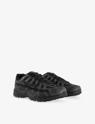 For Him P-6000 Mesh and Leather Trainers - 10.5 in ANTHRACITE BLACK MULTI C, additional product view 3
