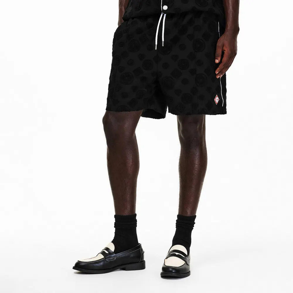 Casablanca Men's Towel Mono Woven Tracksuit Shorts detail 3