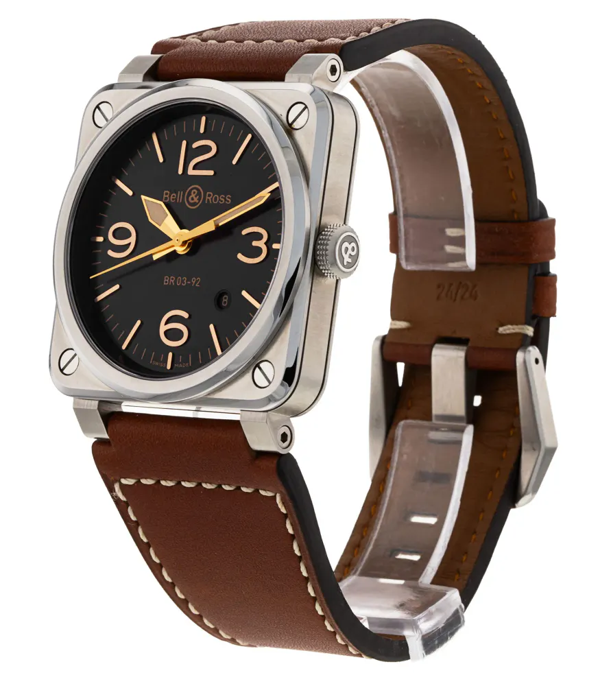Bell and Ross BR03-92 BR0392-HERITAGE-CE — 2022 — Excellent in Black Quarter Arabic, additional product view 2