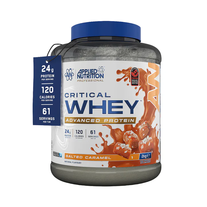 Applied Nutrition Critical Whey Protein Salted Caramel 2kg (67 Servings)