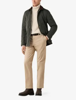 HACKETT Sanderson Tailored-Fit Stretch-Cotton Chinos detail 2
