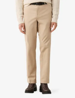 HACKETT Sanderson Tailored-Fit Stretch-Cotton Chinos detail 3