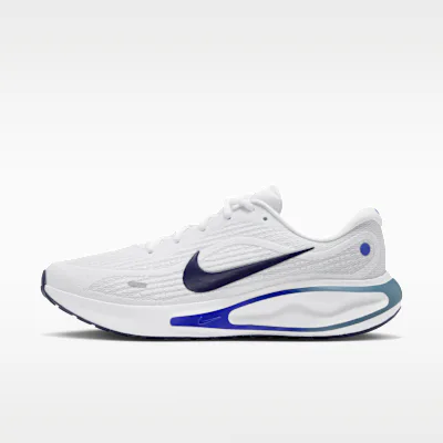Nike Journey Run Men's Road Running Shoes - White/Grey Mist/Racer Blue/Midnight Navy