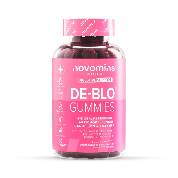 Novomins De-Bloat Strawberry & Watermelon 60 Gummies