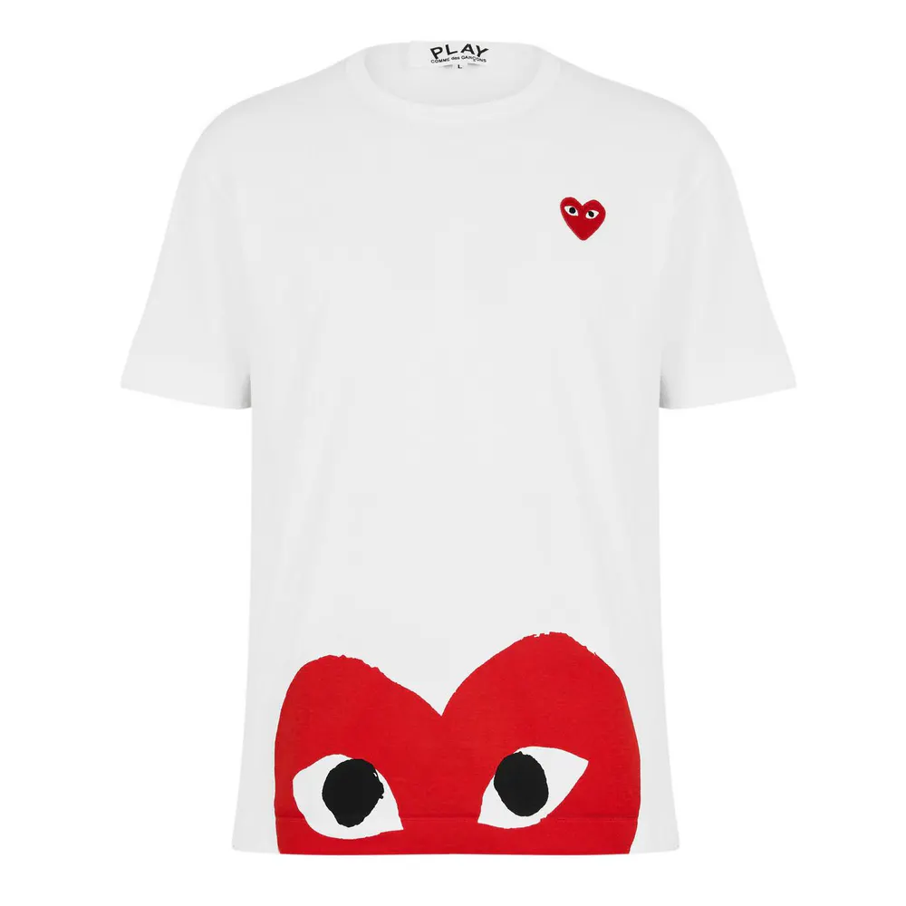 Comme des Garcons PLAY Large Peeping Heart T-Shirt