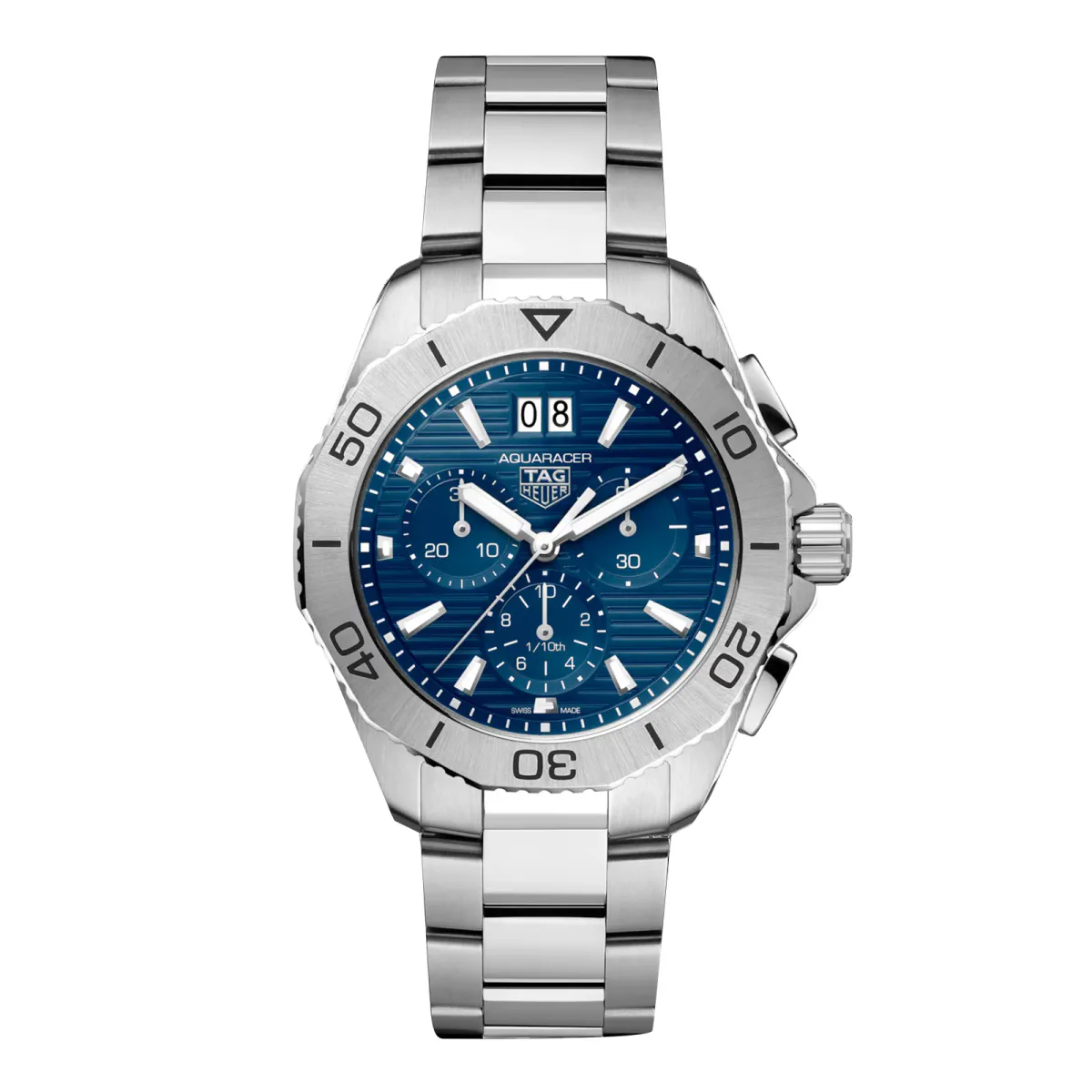 TAG Heuer Aquaracer Professional 200 Chronograph 40mm Mens Watch Blue