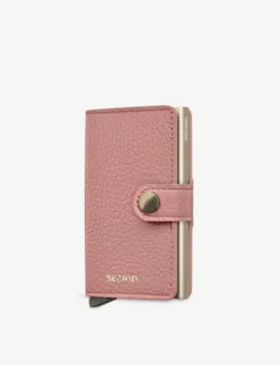 SECRID Miniwallet Pebbled-Leather Wallet