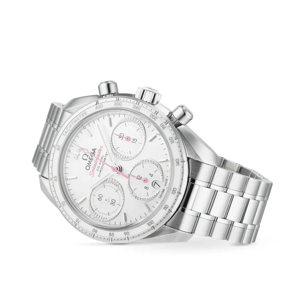 Omega Speedmaster Co-Axial Chronometer Chronograph 38mm in Mother of Pearl, additional product view 3