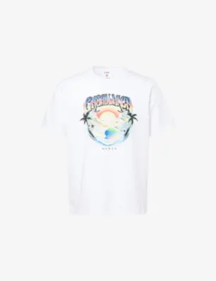 CASABLANCA Classic Casa Sunset Cotton T-Shirt