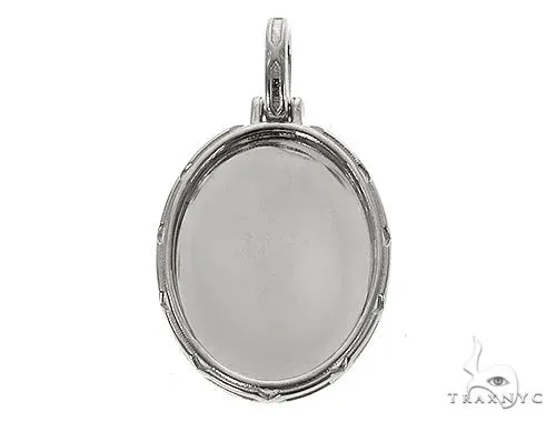 RINA - For Him CUSTOM .925 Silver Oval Special Edition Photo Pendant Engraved Frame 66650 – Pendant