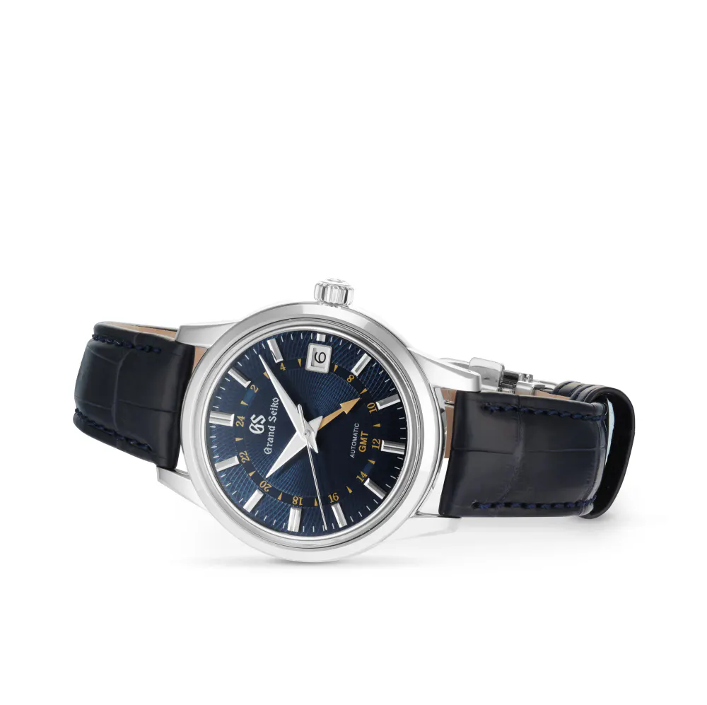 Grand Seiko Automatic GMT Moondrop 39.5mm Mens Watch Blue in Blue, additional product view 2