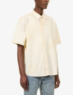 1886 Monogram Logo-Printed Cotton Shirt detail 3
