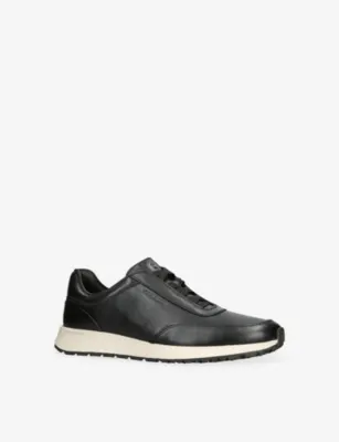COLE HAAN Grandpro Luxe Leather Trainers - EUR 41.5 / 7.5 UK MEN in BLK/WHITE, additional product view 3