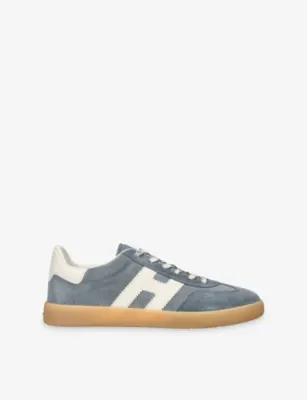 HOGAN Cool Suede Trainers - EUR 44 / 10 UK MEN in MID BLUE – Mens | Trainers | Lace up trainers
