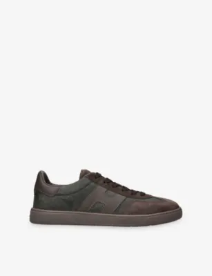 HOGAN Cool Suede Trainers - EUR 44 / 10 UK MEN in DK.BRN COM – Mens | Trainers | Lace up trainers