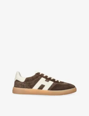 HOGAN Cool Suede Trainers - EUR 44 / 10 UK MEN in MID BROWN – Mens | Trainers | Lace up trainers