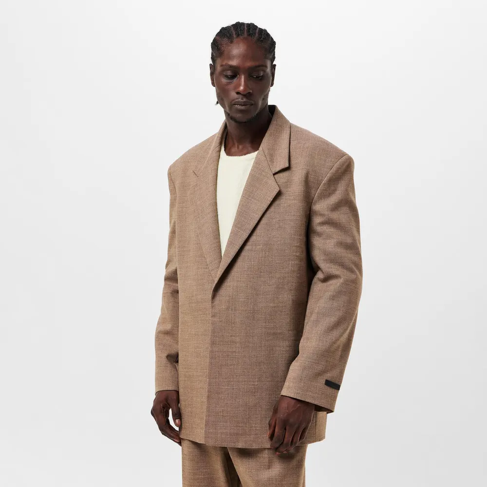 Fear Of God Men's Relaxed Fit Blazer in Dune Pearl, additional product view 3