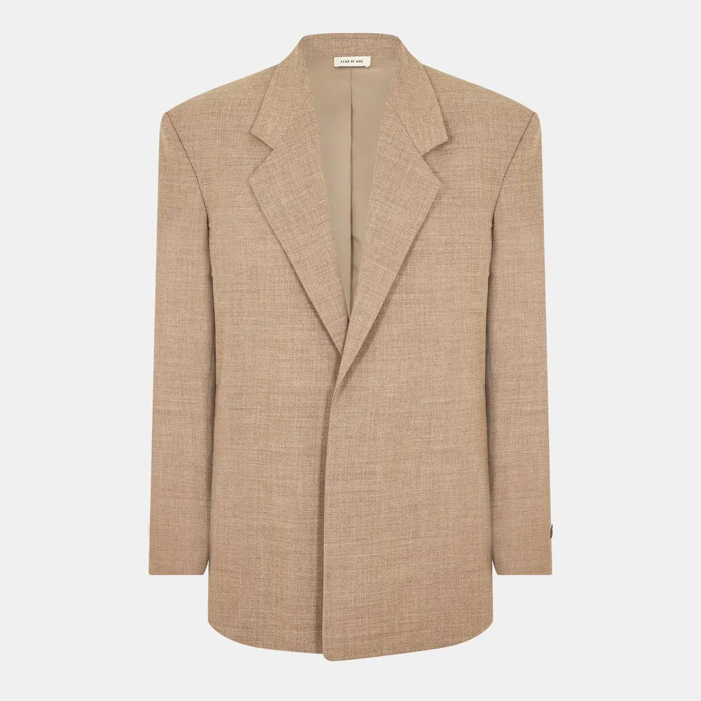 Fear Of God Men's Relaxed Fit Blazer in Dune Pearl – Clothing