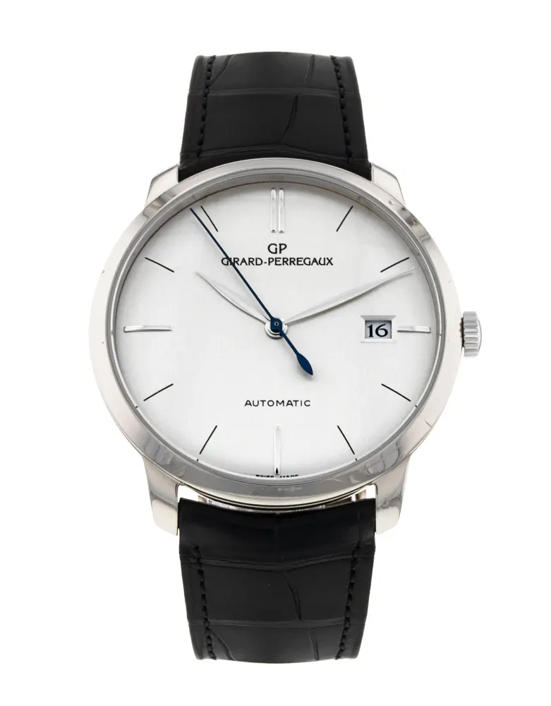 Girard Perregaux 1966 49525-79-132-BK6A — 2012 — Good in Silver Baton – Pre-owned watches