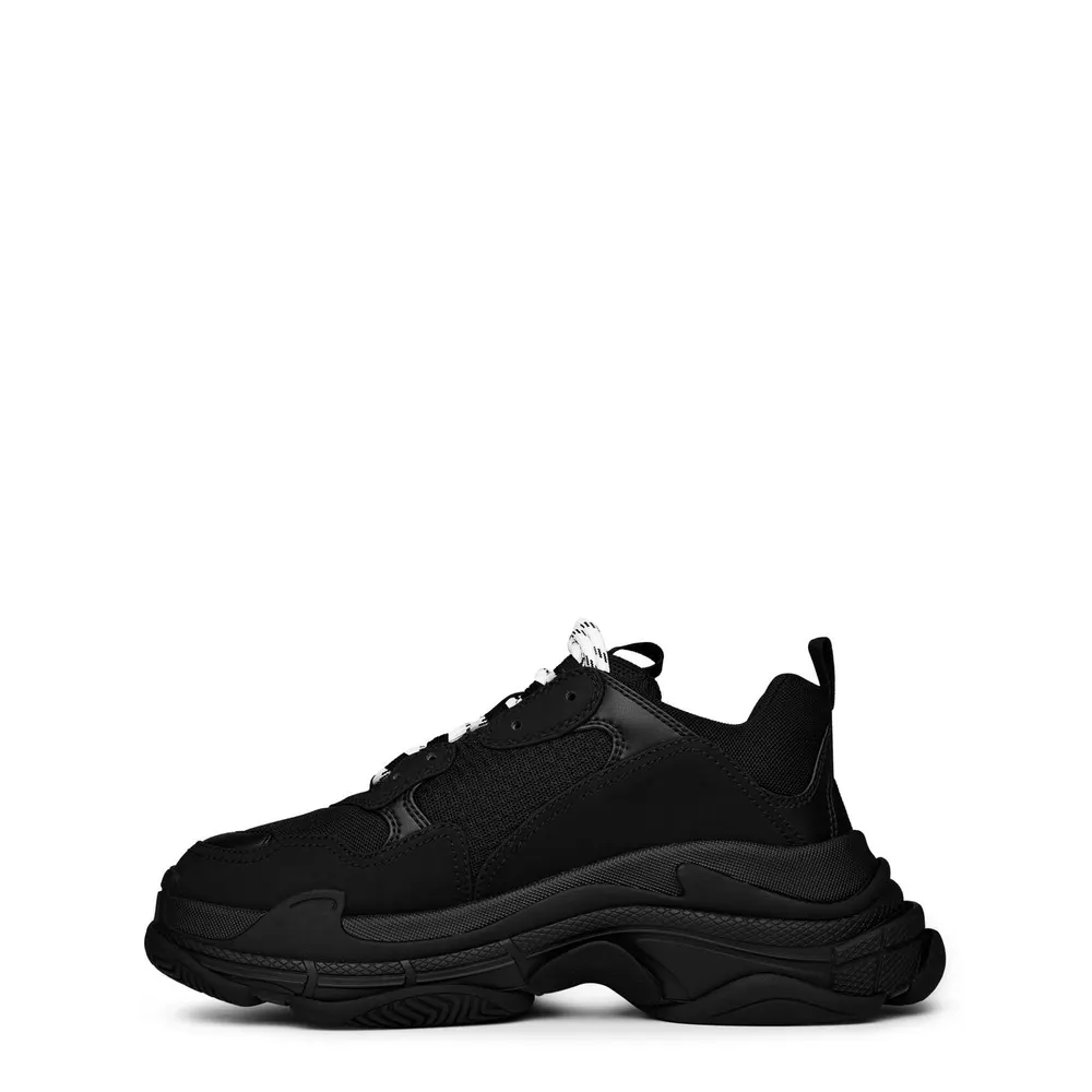 Balenciaga Triple S Trainers in Black, additional product view 3