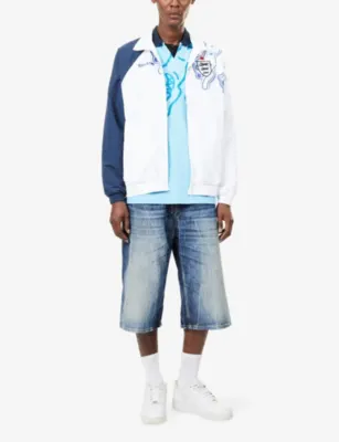 ICECREAM Running Dog Panelled Nylon Track Top detail 2