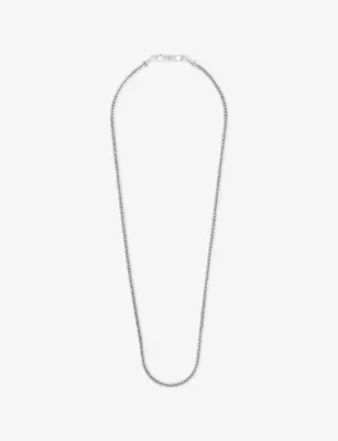 NINETWOFIVE Anis Wheat Sterling-Silver Chain Necklace