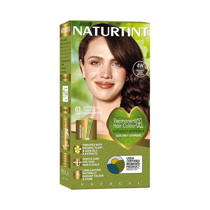 Naturtint Permanent Hair Colour Gel 4W (Radiant Dark Brown)