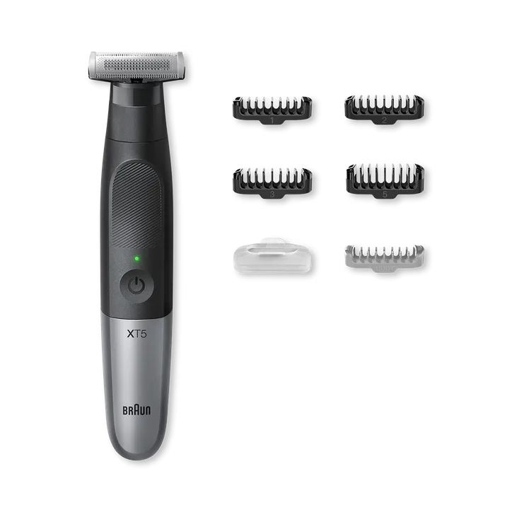 BRAUN Series X, Beard Trimmer & Body Shaver For Face & Body Hair, XT5100 detail 3