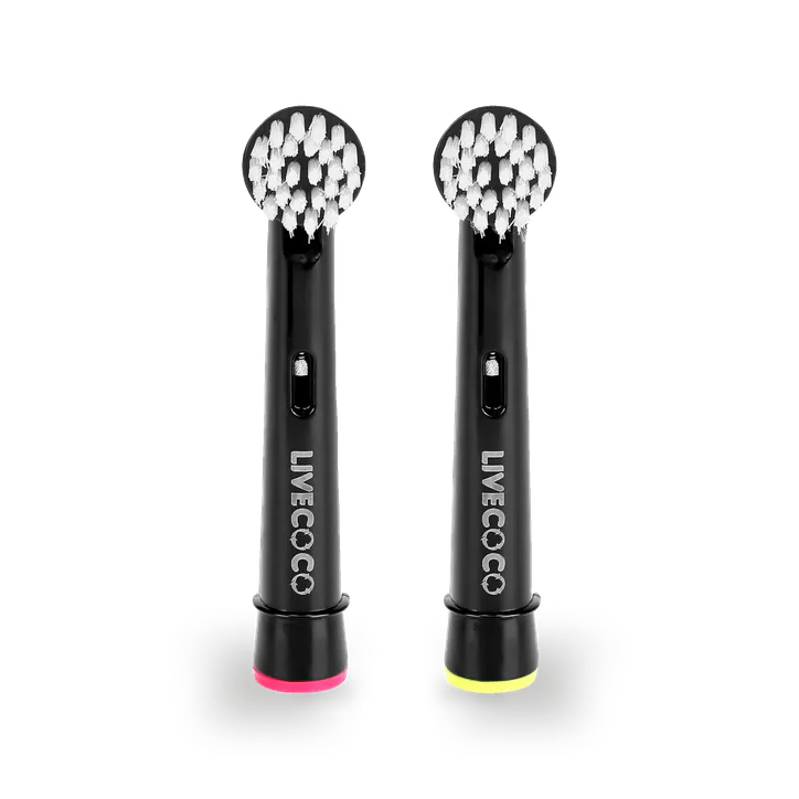LiveCoco Recyclable Brush Heads (Soft Bristles - Oral-B/Braun compatible) 2Pack detail 2