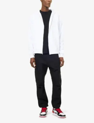 ANTI SOCIAL SOCIAL CLUB Rhinestone-Embellished Zip-Up Cotton- Jersey Hoody detail 2