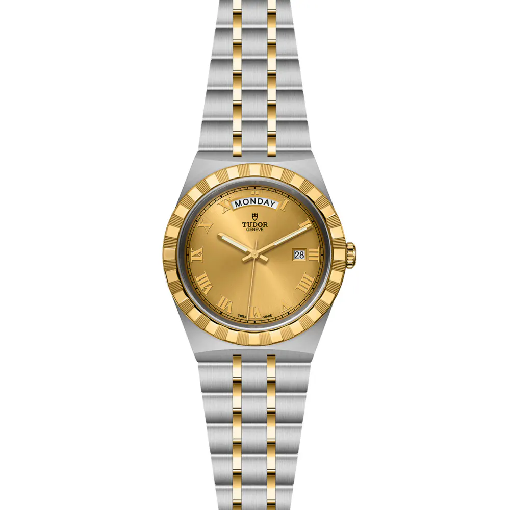 Tudor Royal Date Day 41mm, Steel Case, Champagne Dial detail 2