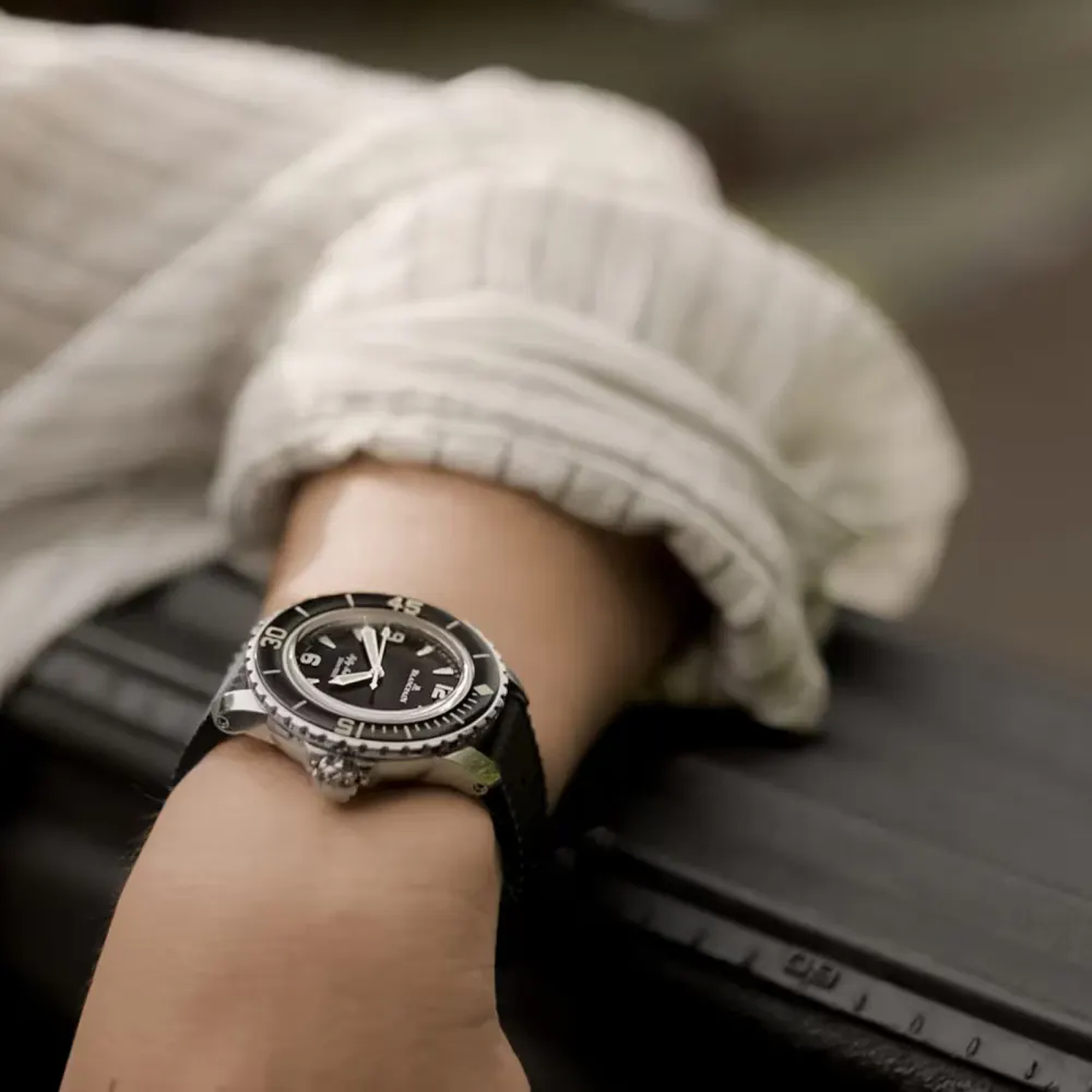 Blancpain Fifty Fathoms Automatique 38mm Mens Watch Black in Black, additional product view 3